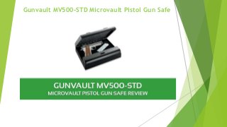 Gunvault MV500-STD Microvault Pistol Gun Safe
 
