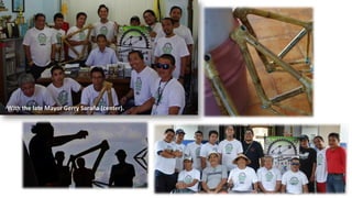 With the late Mayor Gerry Saraña (center).
 