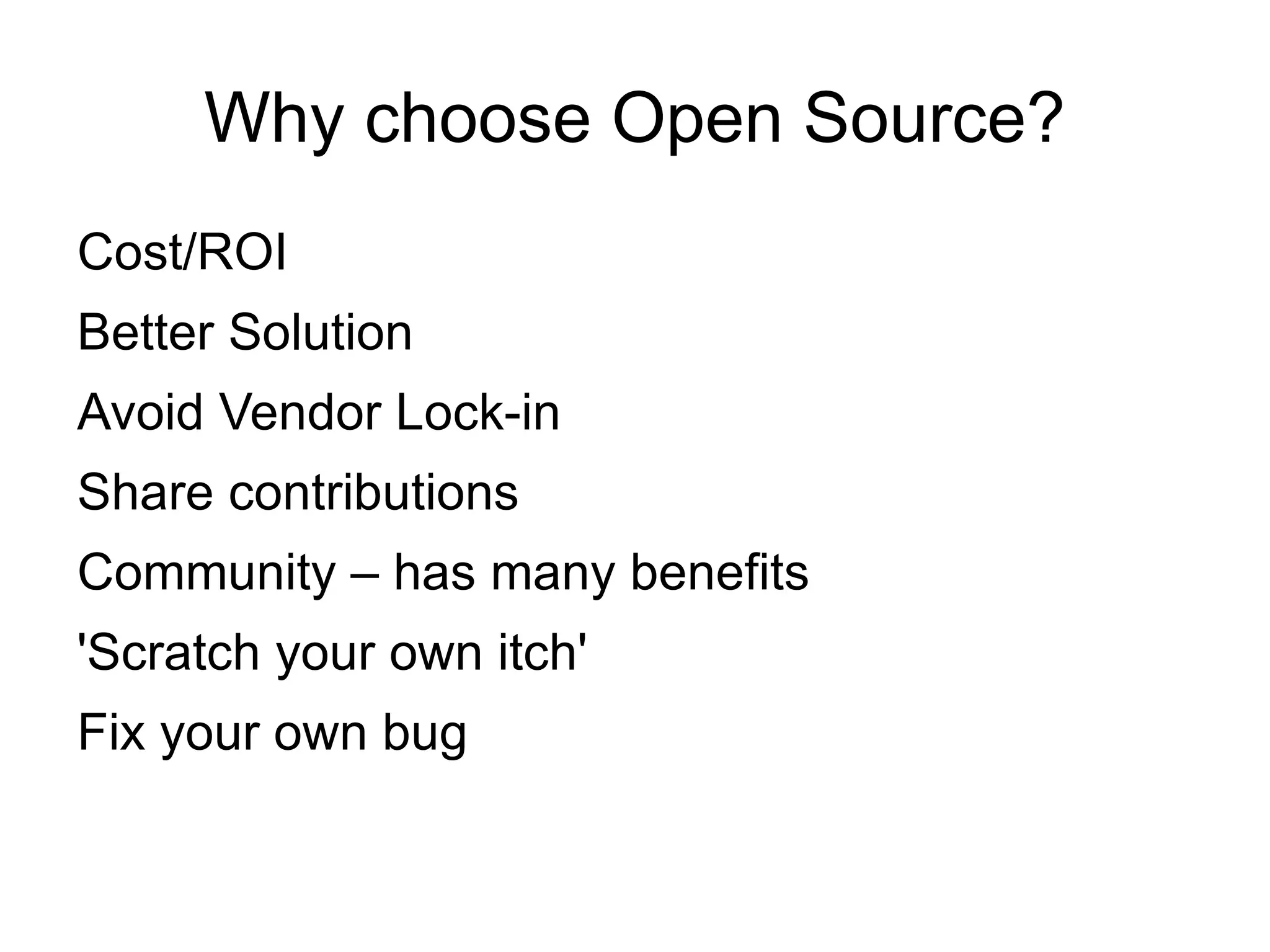 Software Proprietary  (Closed Source) Open Source Office Suite Operating Systems CRM (Customer Relationship Management) Accounting ERP (Enterprise Resource Planning) 