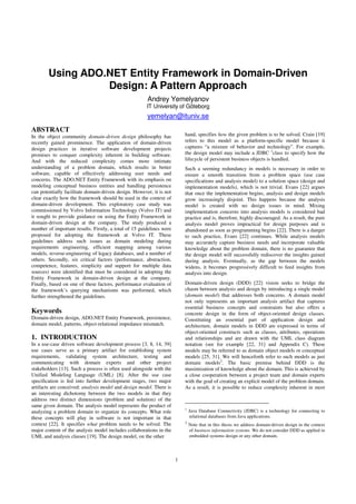 Using ADO.NET Entity Framework in Domain Driven Design: A Pattern ...