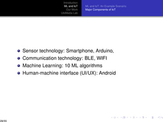 Machine Learning Applications to IoT | PDF