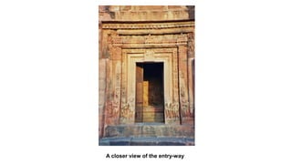 A closer view of the entry-way
 