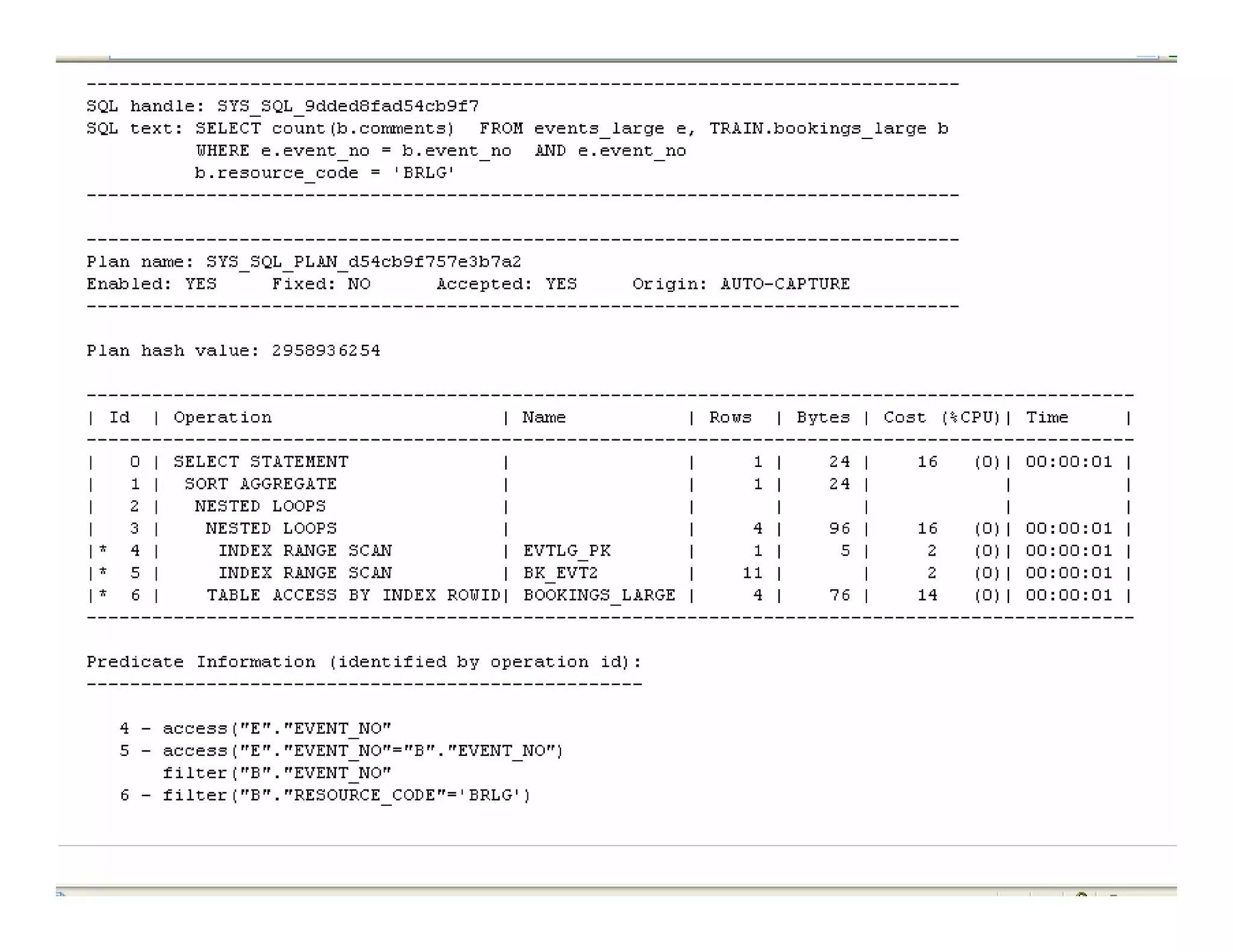 SQL Plan Management 