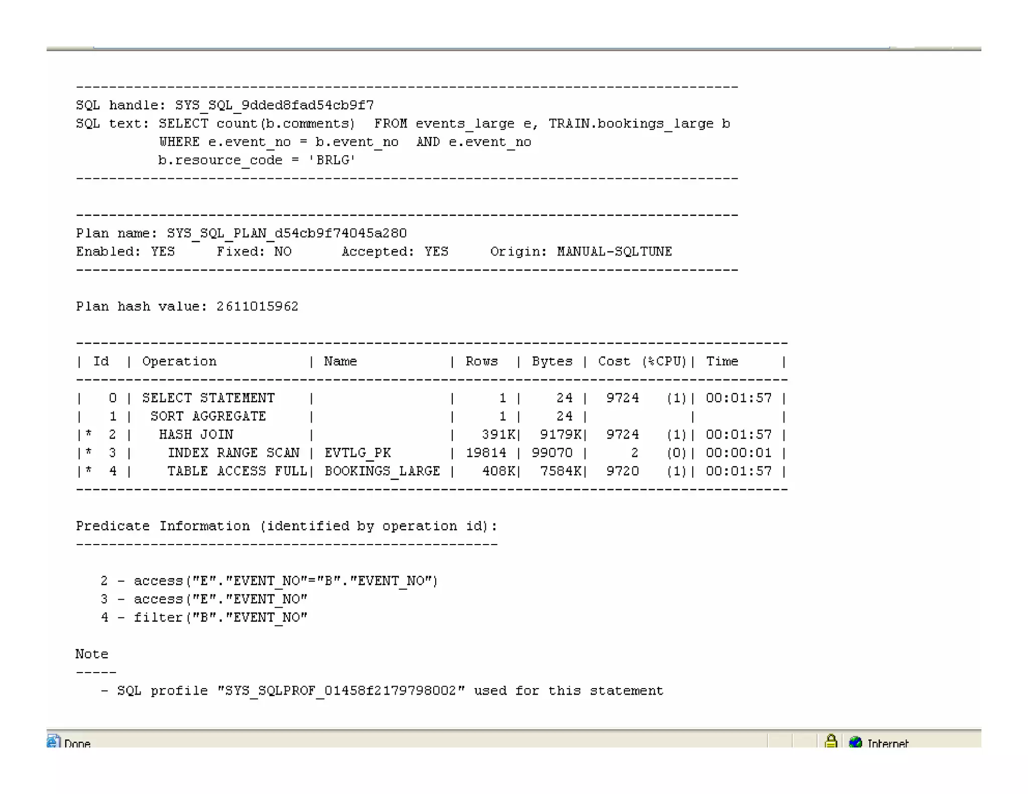 SQL Plan Management 