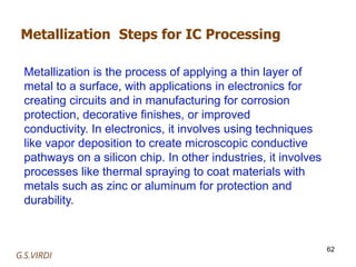 From Silicon to Chip: Mastering the Fabrication Processes of Monolithic ...