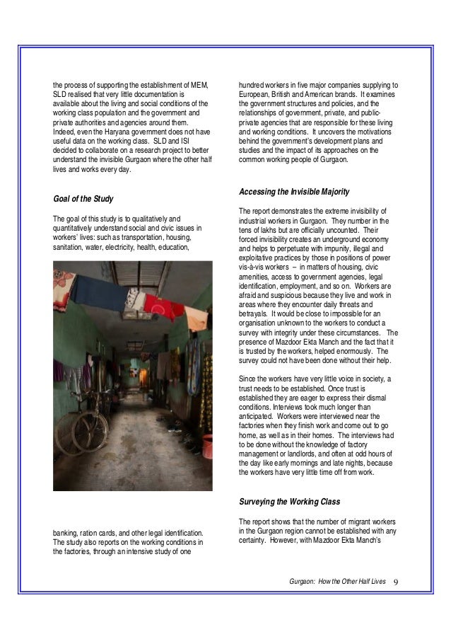 gurgaon how the other half lives sld report how the other half works