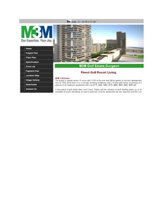 Gurgaon project  m3 m imge