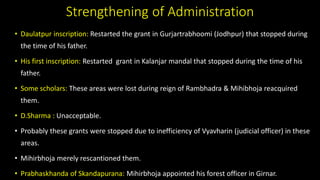 Girinar Inscription the dynastic history of the Gurjar Pratiharas | PDF