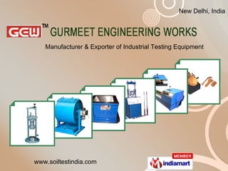 Manufacturer & Exporter of Industrial Testing Equipment New Delhi, India  