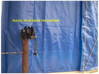 PULLEY TO OPERATE THE CURTAIN
 