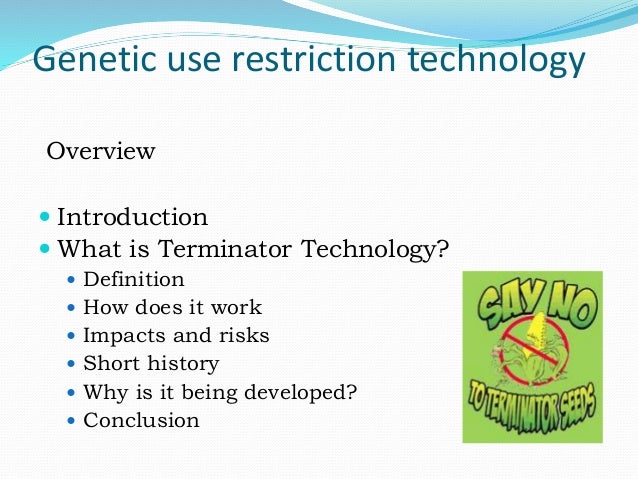 GURT use restriction technology)