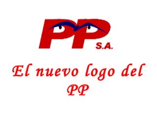 El nuevo logo del PP 