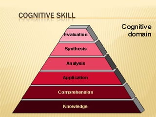 COGNITIVE SKILL
 