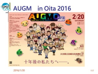 AUGM in Oita 2016
2016/1/30 117
 