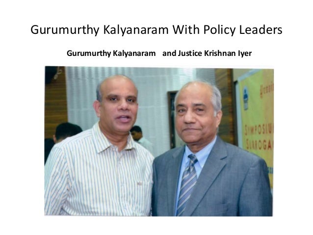 gurumurthy kalyanaram