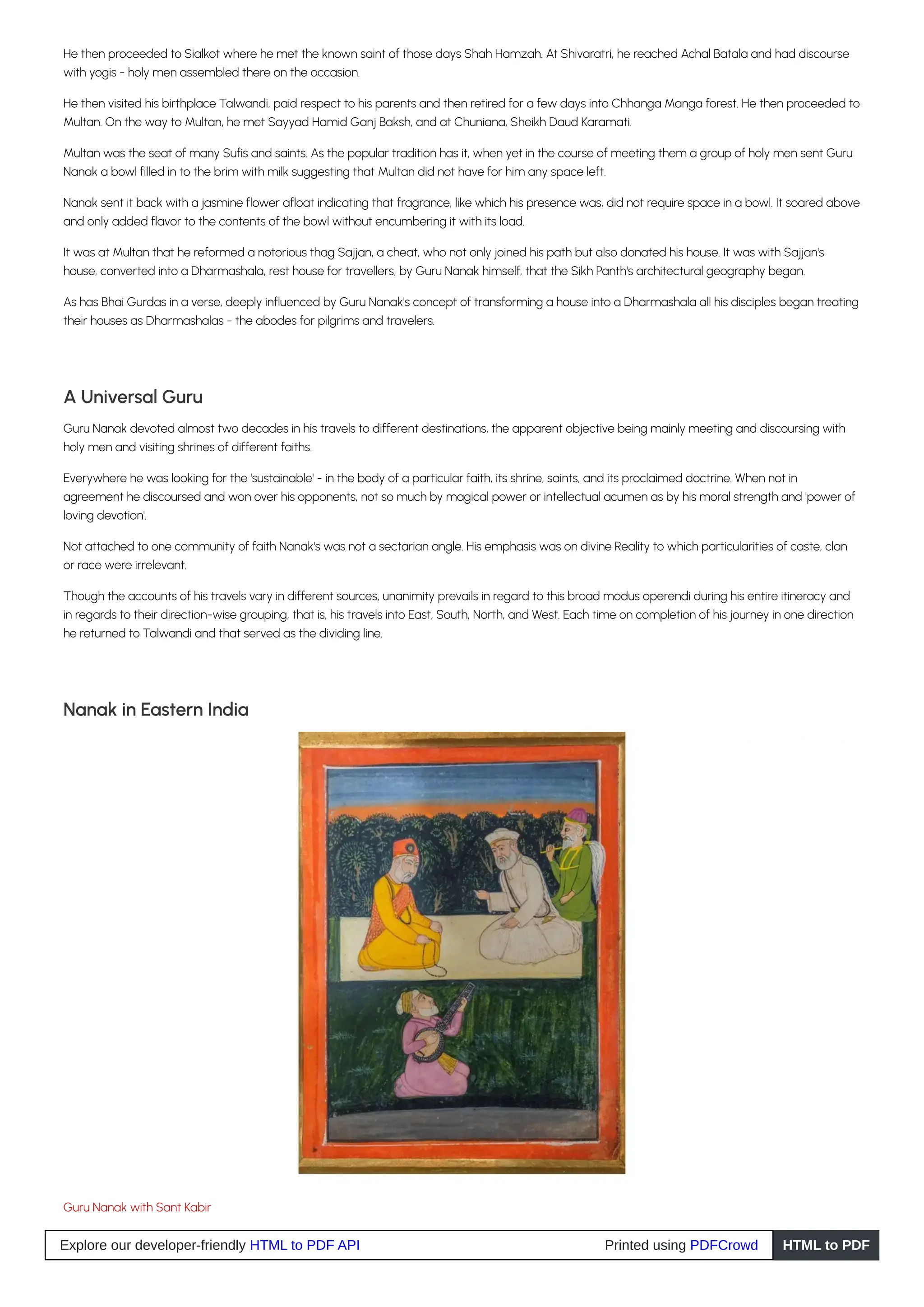 '"Guru Nanak'" His Life And Philosophy PDF