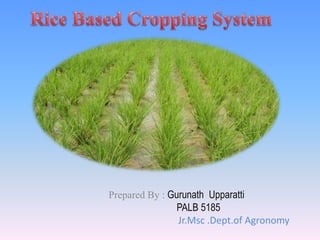 Prepared By : Gurunath Upparatti
PALB 5185
Jr.Msc .Dept.of Agronomy
 