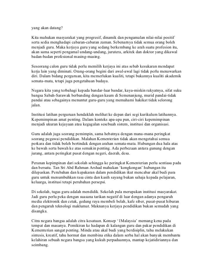 Guru Sebagai Pembina Negara Bangsa