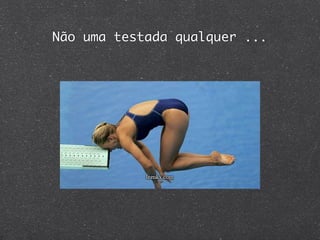Não uma testada qualquer ...
 