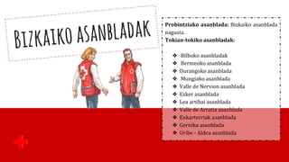 Probintziako asanblada: Bizkaiko asanblada
nagusia.
Tokian-tokiko asanbladak:
❖ Bilboko asanbladak
❖ Bermeoko asanblada
❖ Durangoko asanblada
❖ Mungiako asanblada
❖ Valle de Nervion asanblada
❖ Ezker asanblada
❖ Lea artibai asanblada
❖ Valle de Arratia asanblada
❖ Enkarterriak asanblada
❖ Gernika asanblada
❖ Uribe - Aldea asanblada
 
