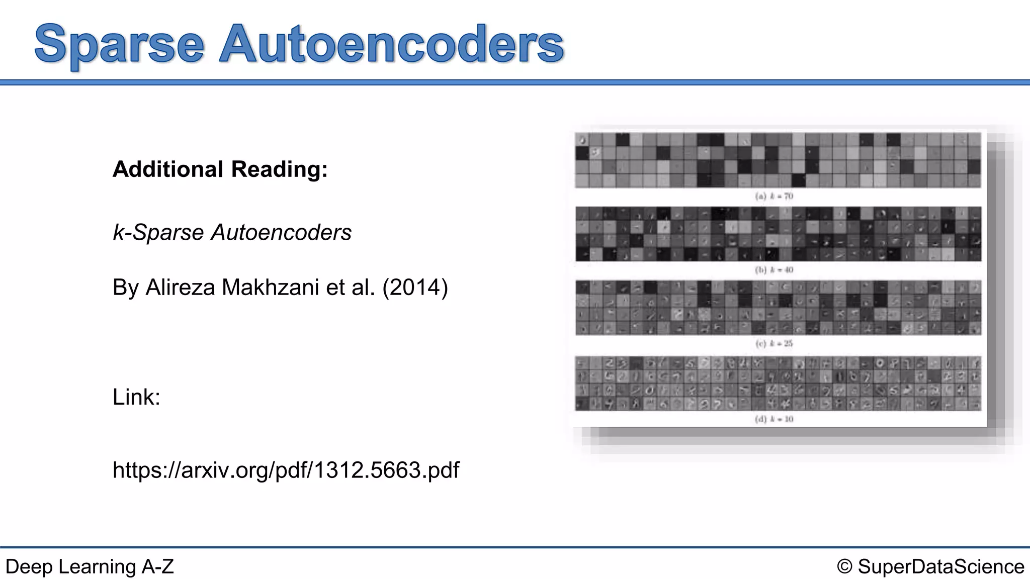 Deep Learning A-Z™: Autoencoders - Sparse Autoencoders | PPTX