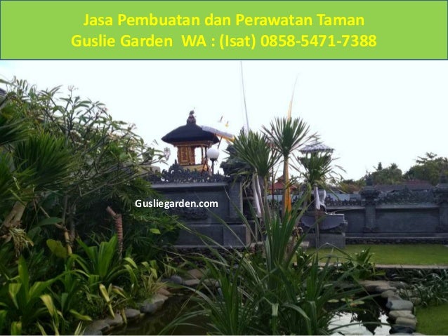 Wa Isat 0858 5471 7388 Landscape Taman Depan Rumah