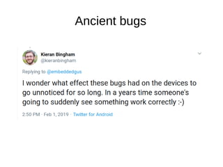 Ancient bugs
 