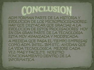 El proyecto AMD64 puede ser la culminación de la visionaria estrategia de Jerry Sanders, cuya meta corporativa para AMD fue la de convertirla en una poderosa empresa de investigación por derecho propio, y no sólo una fábrica de clones de bajo precio, con estrechos márgenes de ganancia.AMD Opteron es la versión para servidores corporativos de K8; y aunque fue concebida por la compañía para competir contra la línea IA-64Itanium de Intel, dados los bajos volúmenes de venta y producción de esta última, compite actualmente con la línea Xeon de Intel. El liderazgo tecnológico de AMD ha mejorado considerablemente su credibilidad y su llegada en el sector corporativo del mercado.