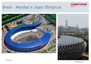 Brasil – Mundial e Jogos Olímpicos




                                                         27
                                     Fonte: Toyo Ito´s
 