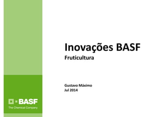 Inovações BASF Fruticultura Gustavo Máximo Jul 2014  