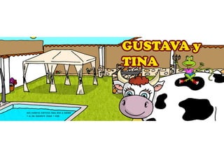 La vaca Gustava y la lagartija Tina