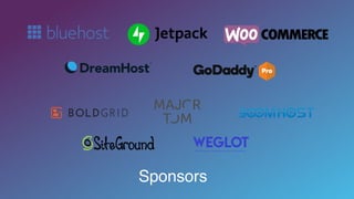 Sponsors
 