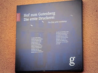 Gutenberg2012 - Pecha Kucha about