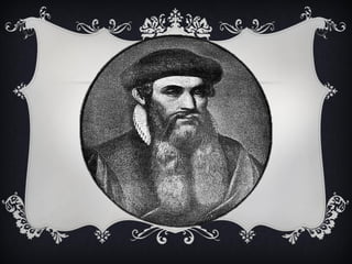 Johannes Gutenberg (c. 1398 – 3 de febrero de
1468) fue un orfebre alemán, inventor de la
imprenta de tipos móviles moder...