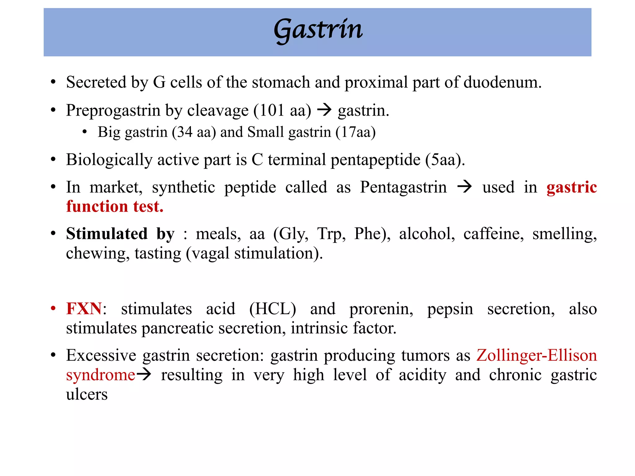 Gut hormones | PDF