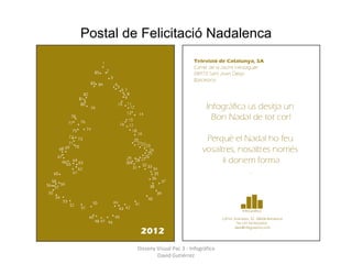 Postal de Felicitació Nadalenca




         Disseny Visual Pac 3 - Infogràfica
                 David Gutiérrez
 