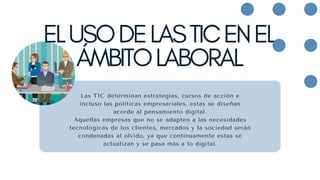 Actividad 6. El uso de las TIC en la vida cotidiana | PDF