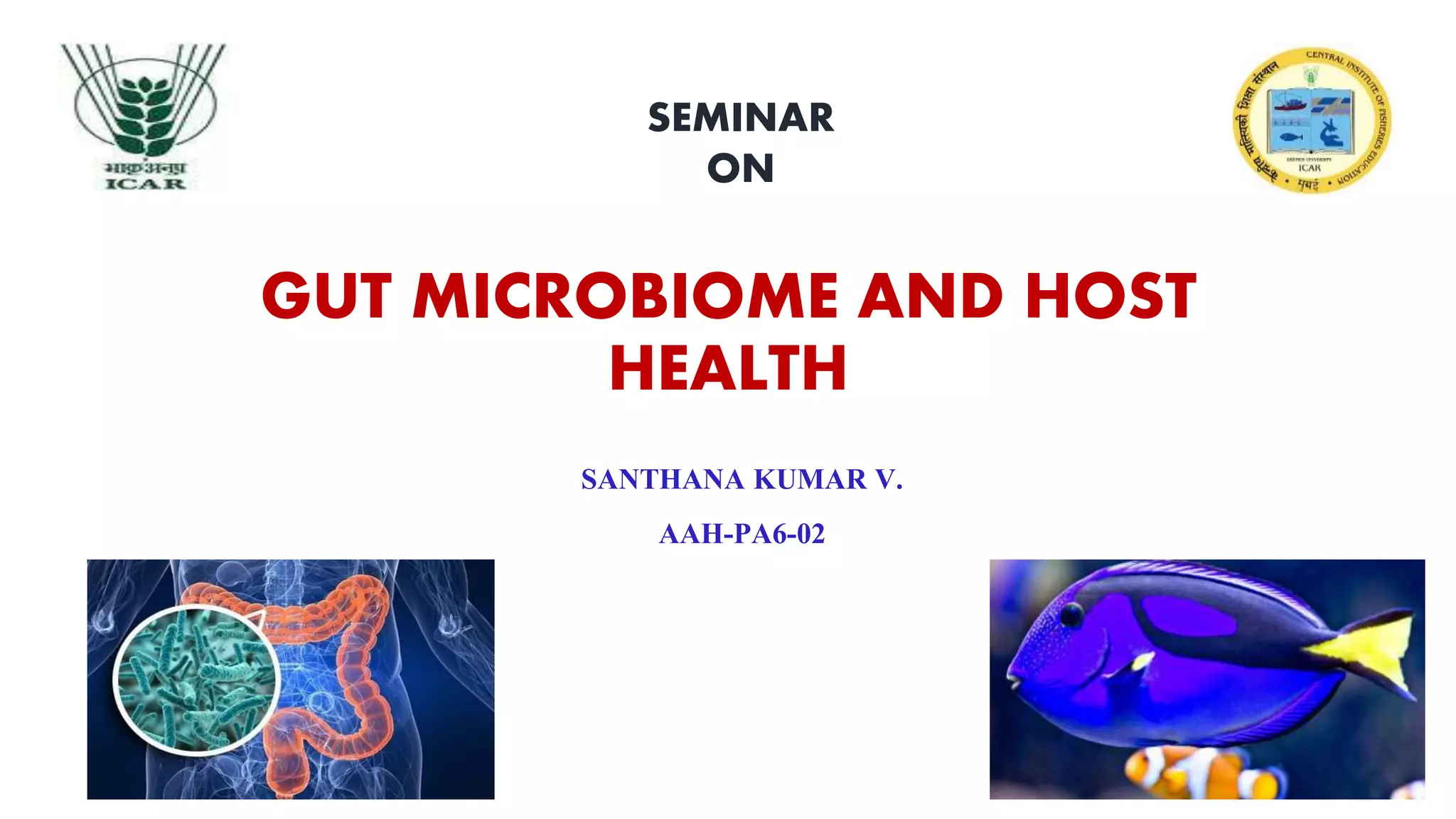 Gut microbiome and host health | PPT