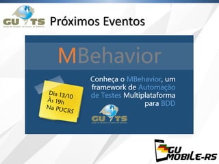 Próximos Eventos
 