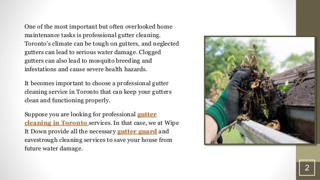 One of the most important but often overlooked home
maintenance tasks is professional gutter cleaning.
Toronto's climate c...