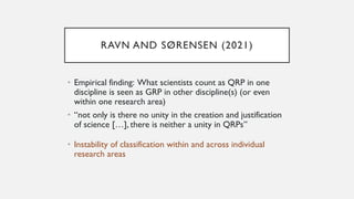 What are questionable research practices? | PDF