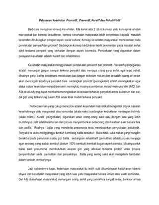 kuratif kesehatan manusia