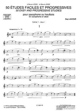Guy.lacour 50.etudes vol.1