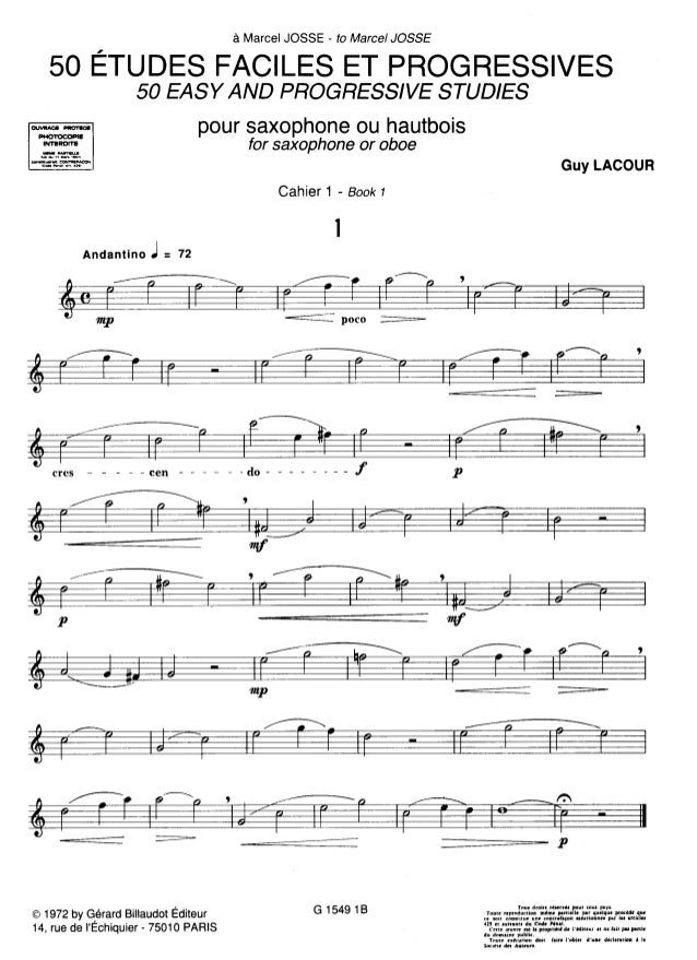 Guy.lacour 50.etudes vol.1