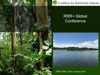 RRR+ Global
Conference
FEEM, Milan, 30-31 January 2018
 