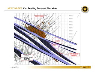www.guygold.com 19
NEW TARGET: Ken Reading Prospect Plan View
 