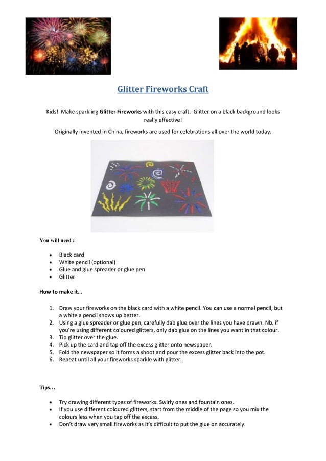 Guy fawkes craft ideas PDF