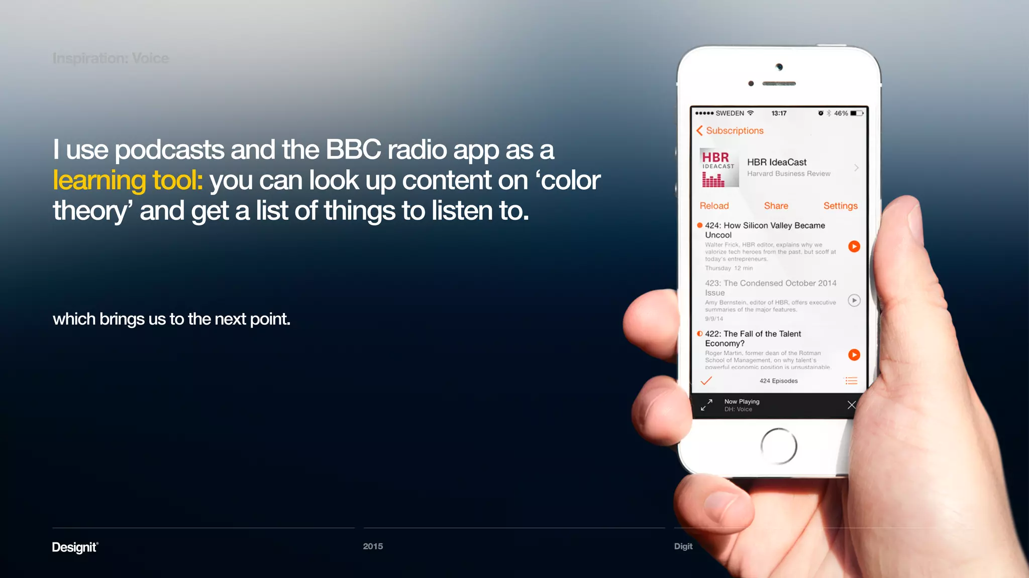 Digit
“Inject knowledge”
2015
Inspiration: Learning
 