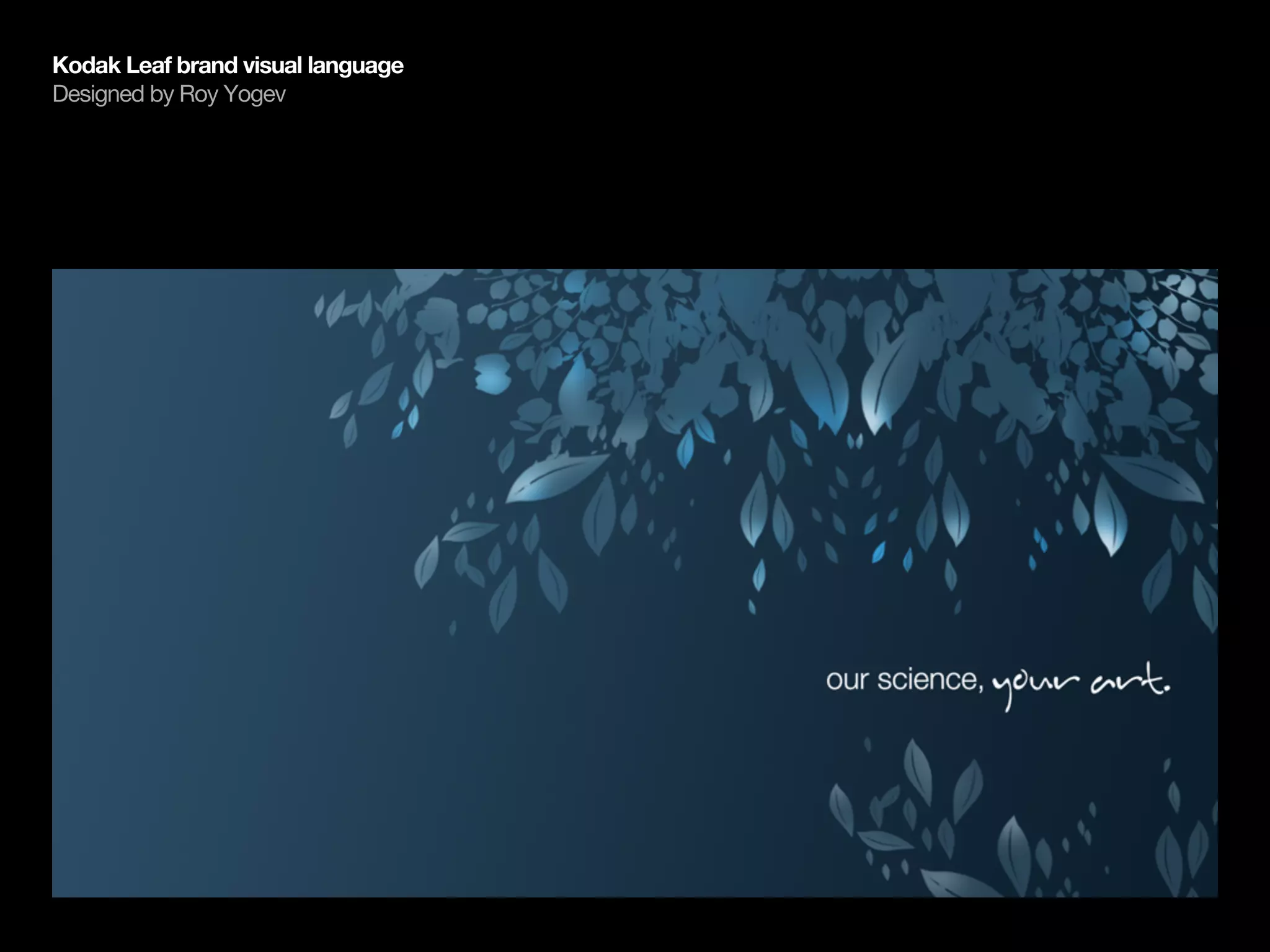 Kodak Leaf brand visual language
Designed by Roy Yogev
 