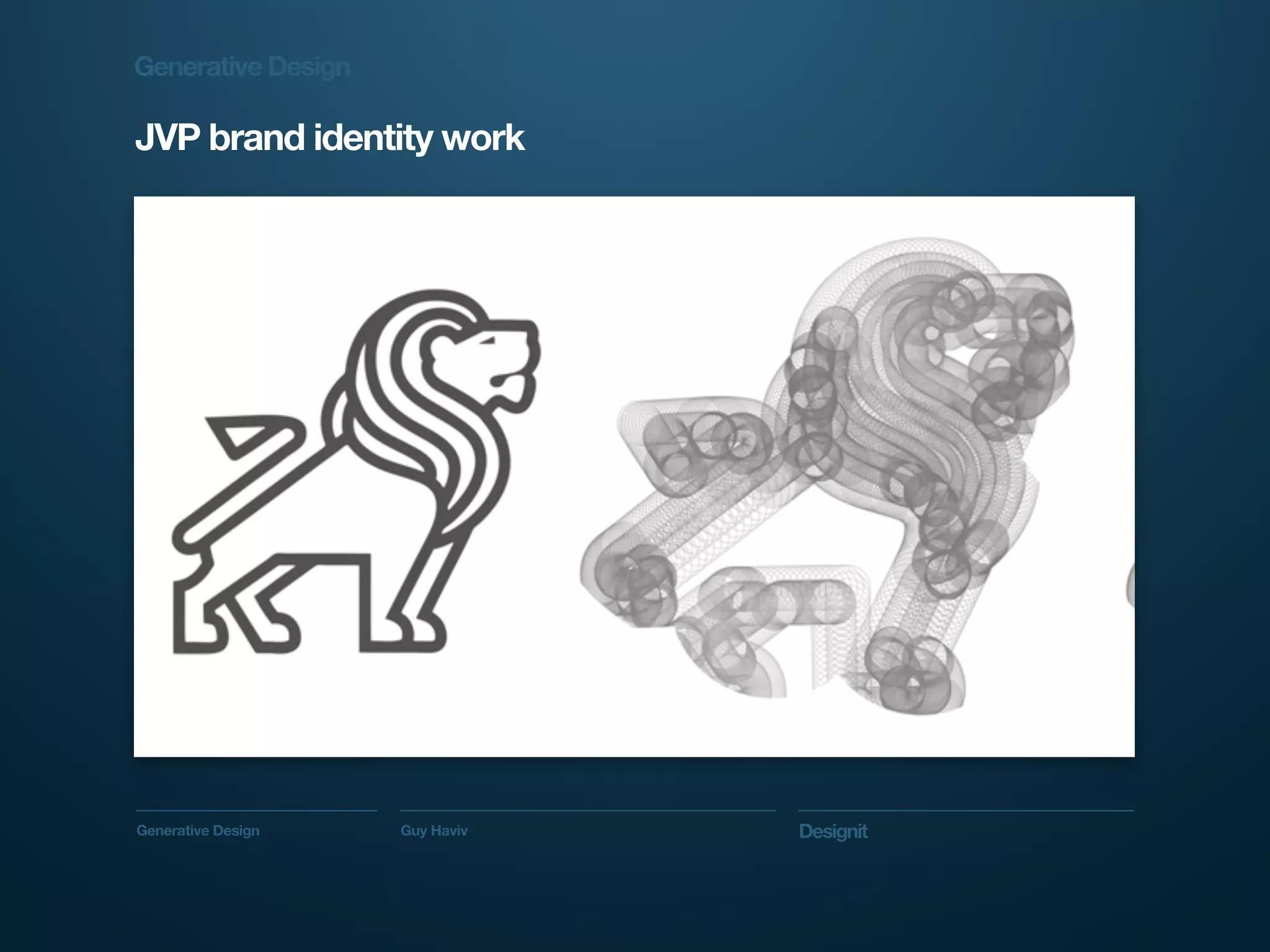 Generative Design

JVP brand identity work




Generative Design   Guy Haviv   Designit
 